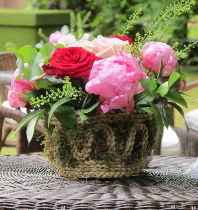 Centro de Flor en cesta