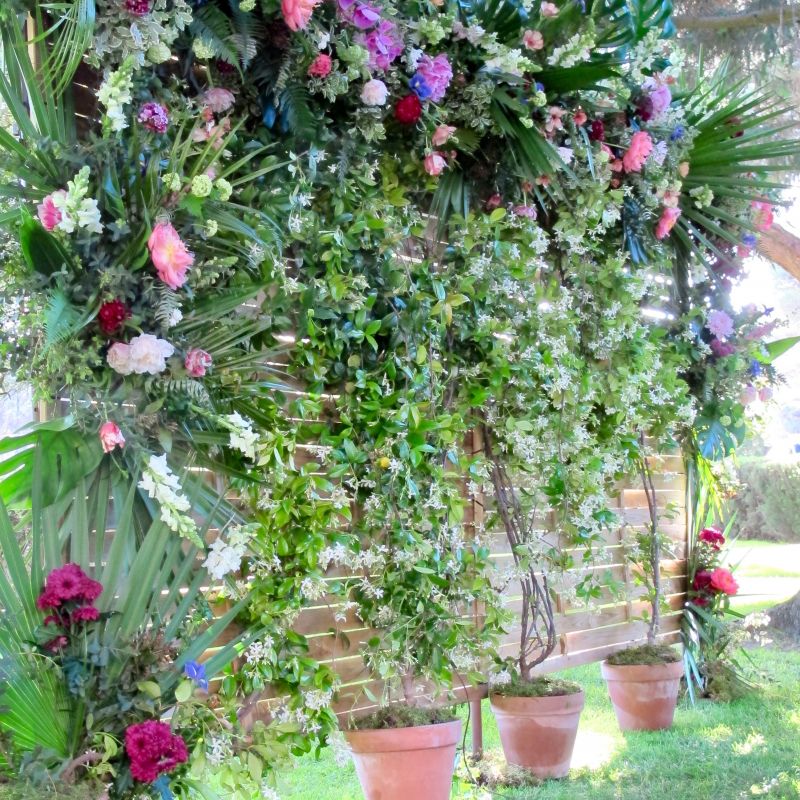 Jardin vertical para photocall