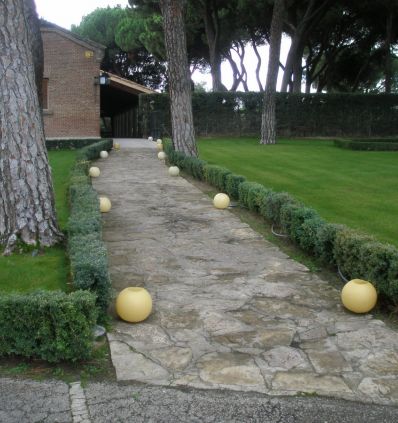 Velas para el pasillo de entrada