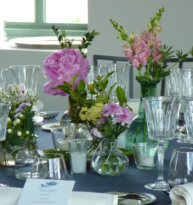 COMPOSICION JARRONCITOS con FLORES