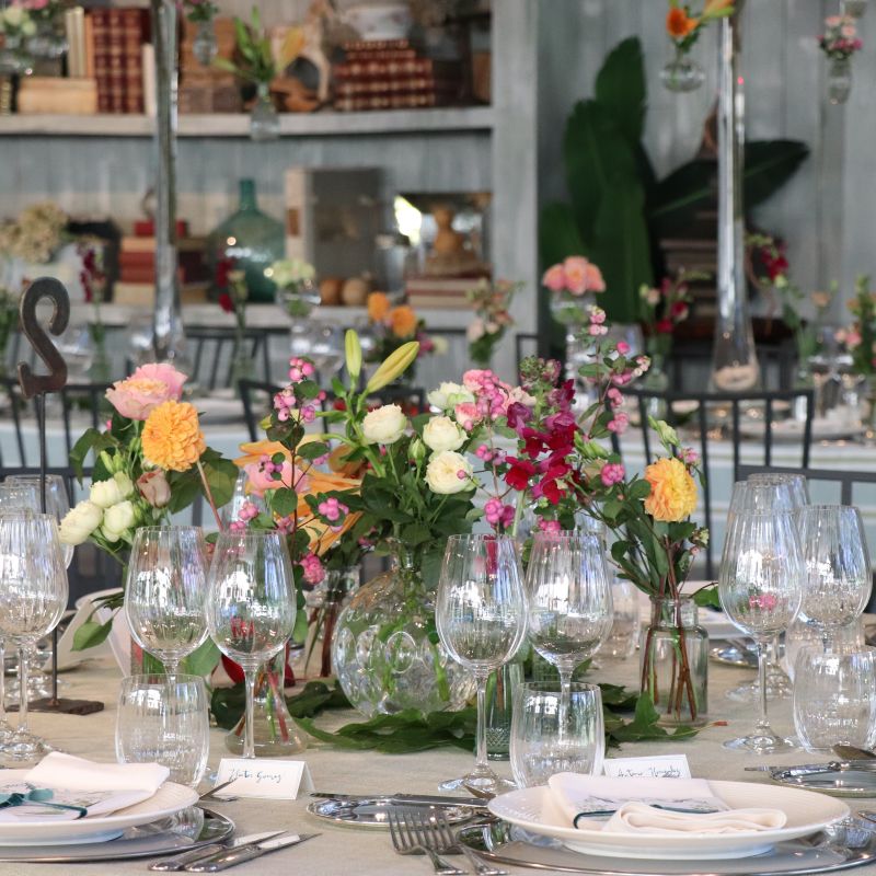 COMPOSICION JARRONCITOS con FLORES