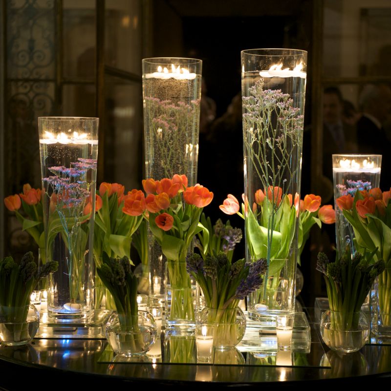 Bodegón de Flores y Velas