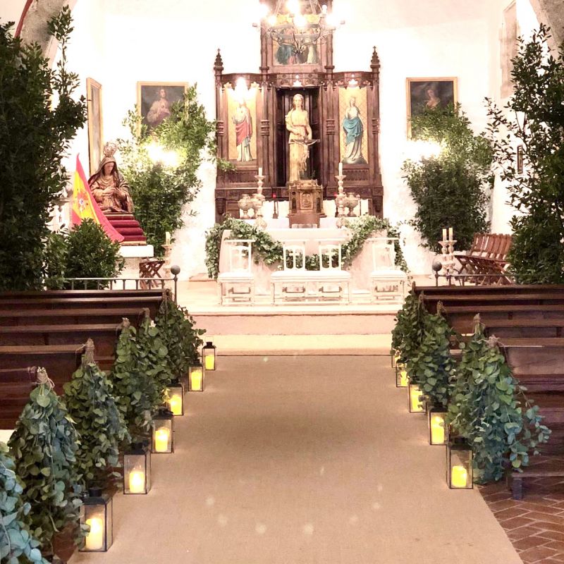 Decoracion Interior ermita natural