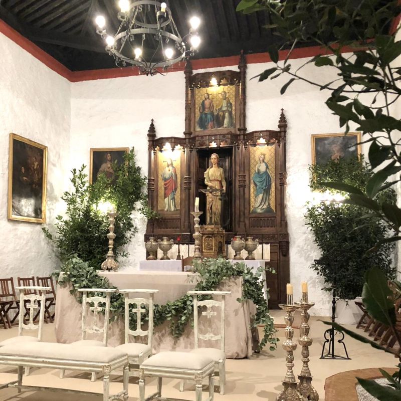 Decoracion Interior ermita natural