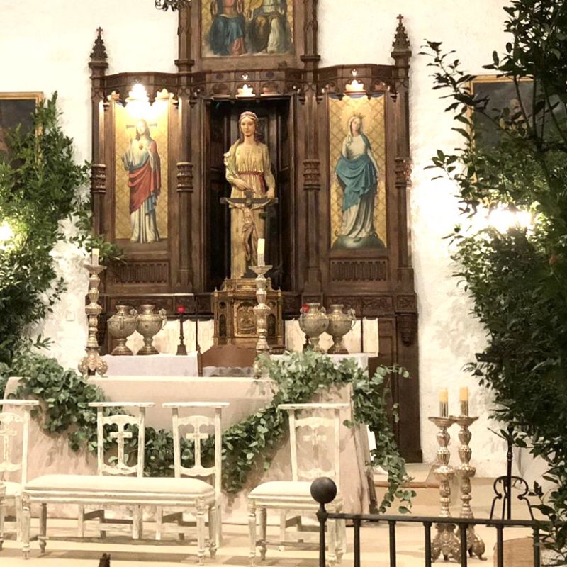Decoracion Interior ermita natural