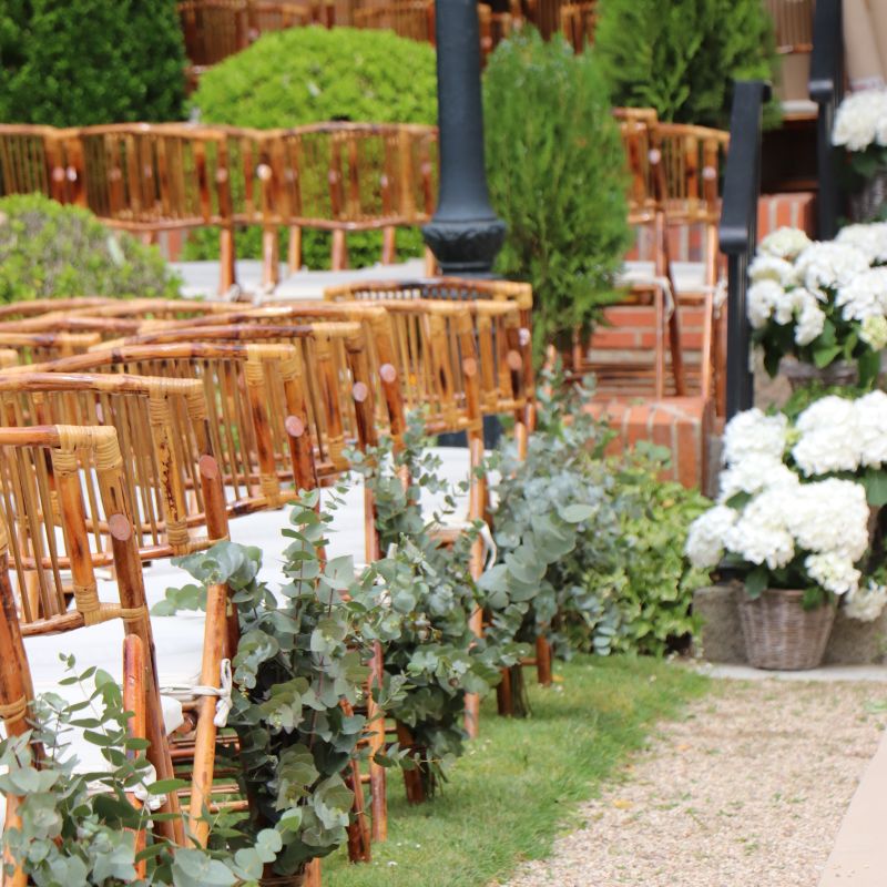 Decoración ramilletes ceremonia