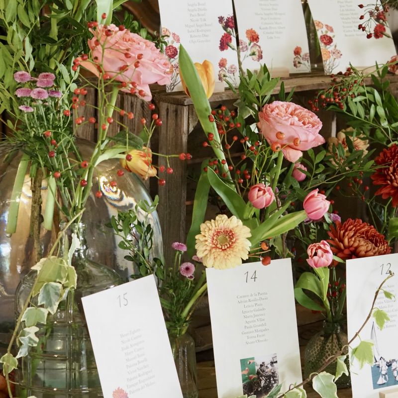 Seating plan violeteros y flores