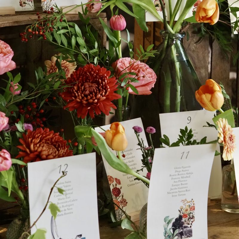 Seating plan violeteros y flores