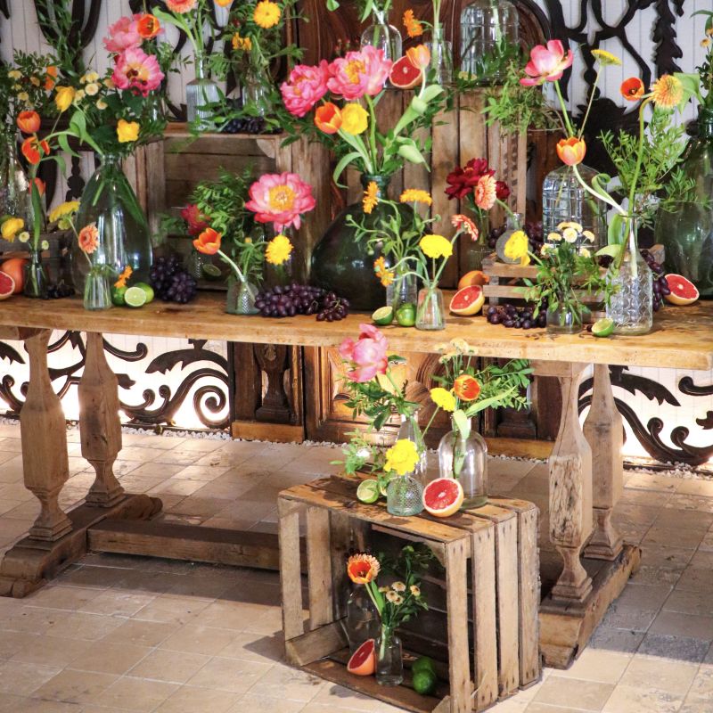 Seating plan violeteros y flores